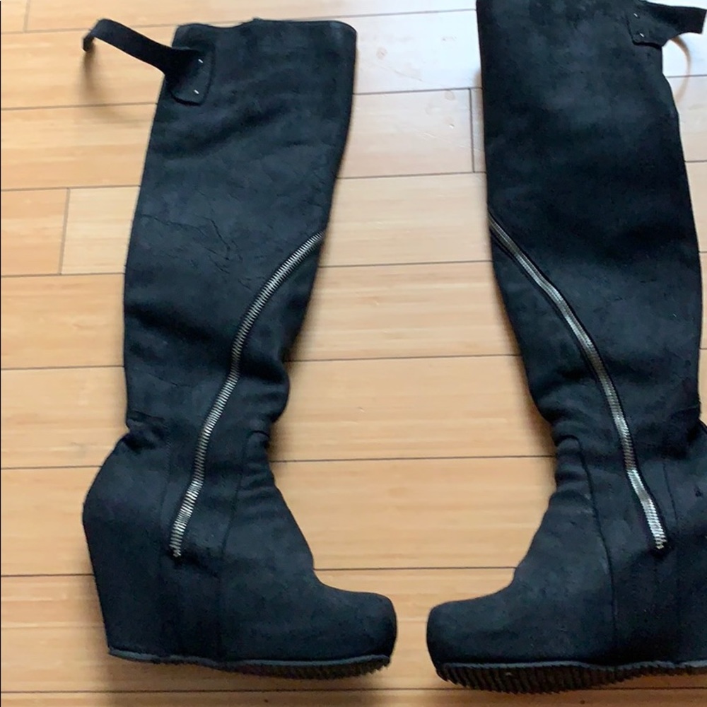 Rick Owens men’s megacreeper wedge boots